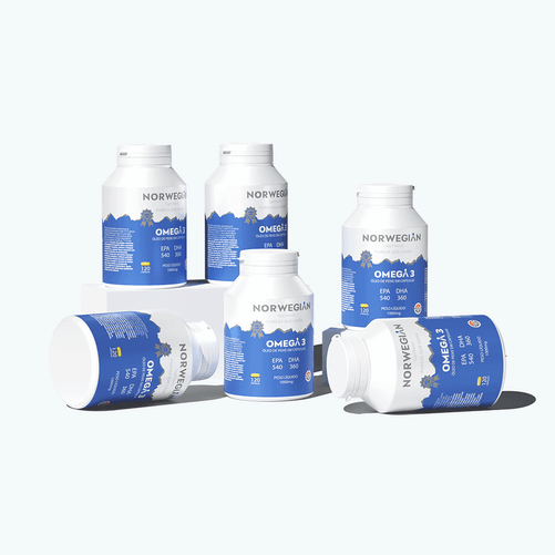 Ômega 3 Norwegian Original TopTherm kit 6 frascos