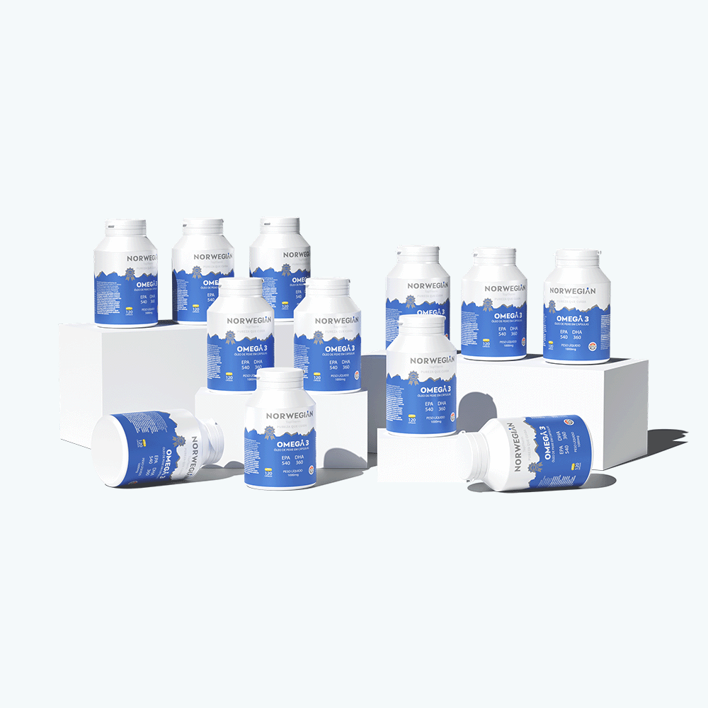 Ômega 3 Norwegian Original 1000mg EPA 540 DHA 360 TopTherm