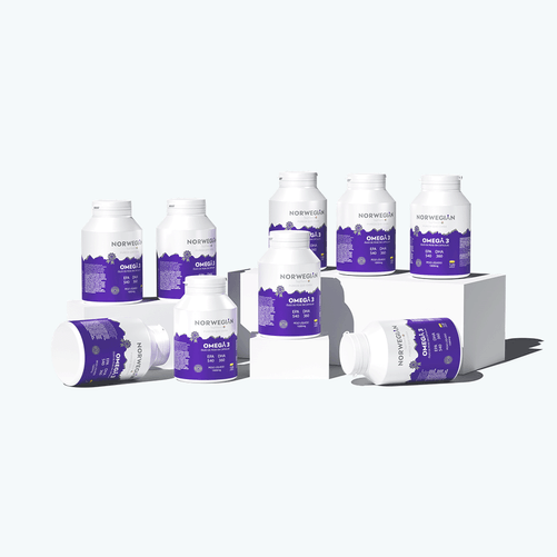 Ômega 3 Norwegian Sem Sabor e Sem Odor 1000mg EPA 540 DHA 360 TopTherm