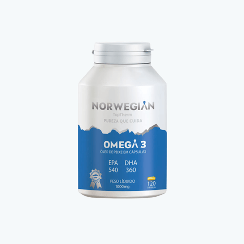 Como tomar Ômega 3 Norwegian Original 1000mg EPA 540 DHA 360 TopTherm